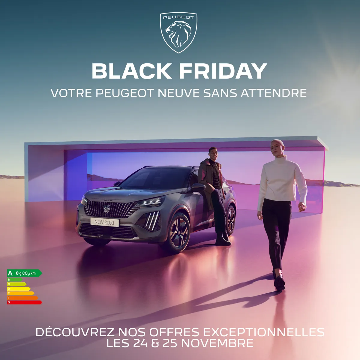 Campagne marketing Peugeot 2008 - Communication digitale concession automobile