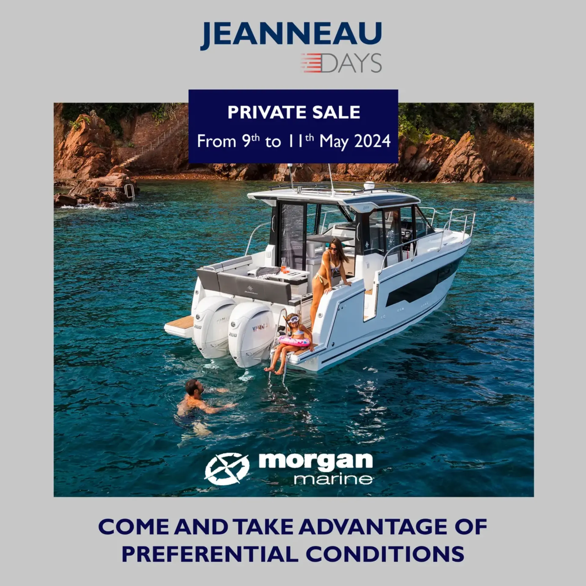 Jeanneau Days Morgan Marine - Merry Fisher 895