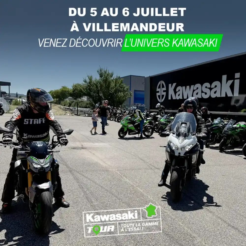 Campagne acquisition de leads Kawasaki moto - Génération prospects concessionnaire deux-roues
