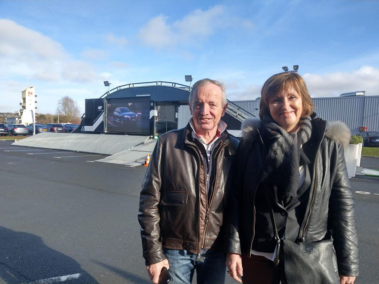 Clients au centre d'essai expérience