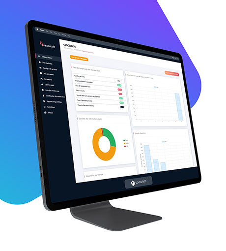 Interface de scoring de base de donnée client UpYourSoft