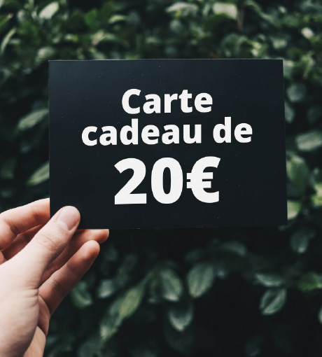 Carte cadeau de 20 €