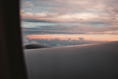 Une fenêtre d'avion