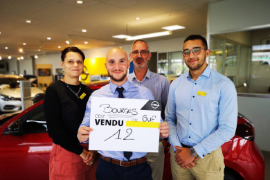 Les vendeurs de la concession de Bourges ont fait 12 ventes