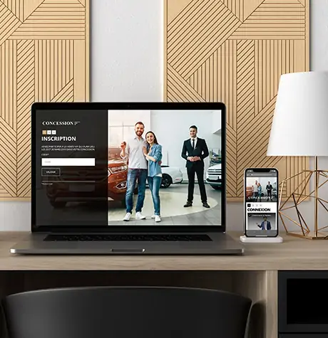 Landing page d'inscription et invitation vidéo